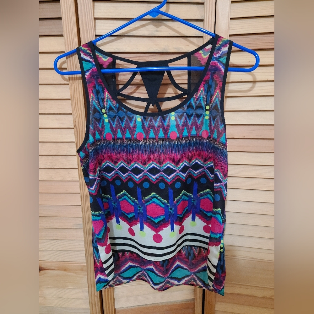 Colorful layering top